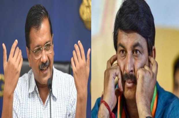 kejriwal vs manoj tiwari